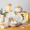 Service de table en faïence, 16 pièces, service combiné Voir les images du produit 9
