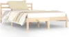 vidaXL Massivholzbett ohne Matratze 120x200 cm Kiefernholz Produktbild-Vorschau 1