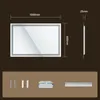 Auralum LED Badspiegel 100x60 cm rahmenlos, beleuchteter Produktbild-Vorschau 10
