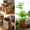 Geflochtener Blumenkorb,Geflochtene Körbe aus Stroh,Vase Produktbild-Vorschau 6