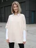 styleBREAKER Damen Feinstrick Poncho aus italienischer Produktbild-Vorschau 2