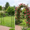 Relaxdays Rosenbogen, Metall, HxBxT: 240 x 140 x 38 cm, Produktbild-Vorschau 5