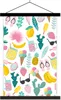 MuchoWow® Textilposter Sommer - Symbole - Weiß 40x60 cm mit Produktbild-Vorschau 1