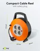 goobay Kabeltrommel orange/schwarz 15 m Produktbild-Vorschau 3