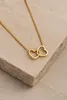 Lundholm Luxe Ketting Dames Goud kleurig Waterproof Hartjes Productafbeelding-voorbeeld 1