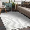 Teppich SEVILLA Z788A Labyrinth, griechisch weiß / grau Produktbild-Vorschau 4