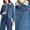 LEE Damen, Jeansjacke SHERPA RIDER, XS, Blau, jeansmantel, Produktbild-Vorschau 1