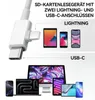SD Kartenleser für iPhone und iPad, Dual Slot (SD/TF), USB Produktbild-Vorschau 2