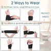 Handgelenkbandage 2er Set Schwarz für Sport und Alltag mit Produktbild-Vorschau 6