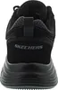 The back view of a black SKECHERS sneaker. Anteprima dell’immagine prodotto