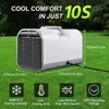 Xmund S01 Portable Klimaanlage 4095 BTU mit Fernbedienung, Produktbild-Vorschau 7