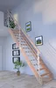 Holztreppe Rhodos in gerader Ausführung-Buche-Design Produktbild-Vorschau 1