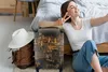 MuchoWow® Koffer Handgepäck Trolley Rollkoffer Kleine Produktbild-Vorschau 2