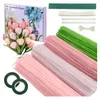 Blumenarrangement-Set – 400 Pipetten für DIY-Blumensträuße, Produktbild-Vorschau 1