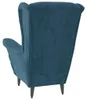 vidaXL Sessel Blau Samt Produktbild-Vorschau 4