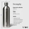 VIOK Butelka ze stali nierdzewnej 1,3 L do Aarke Carbonator Podgląd zdjęcia produktu 3