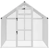 vidaXL Cage à oiseaux, argent, 181,5 x 112 x 173,5 cm Voir les images du produit 4