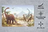 MuchoWow® Mauspad Mousepad Dinosaurier - Landschaft - Produktbild-Vorschau 2