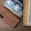 kwmobile Handyhülle für Samsung Galaxy S24 FE Hülle Holz - Produktbild-Vorschau 3