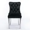 Eetkamerstoelen, set van 2, fluwele bekleding, massief Productafbeelding-voorbeeld 2