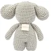 Handgestrickter Elefant gehäkelt aus Baumwolle Spielzeug 15 Produktbild-Vorschau 3