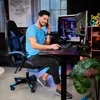 di volio herní židle Ragazo modrá, ergonomická kancelářská Náhled obrázku produktu 4