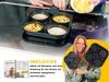 endusor Spiegeleipfanne für alle Herdarten zum Braten von Spiegeleiern, Bratpfanne für Eier Produktbild-Vorschau