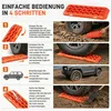QEENTOE Sandbleche PKW Anfahrtshilfe 2 Stück Offroad Produktbild-Vorschau 5