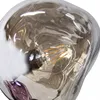 Tischlampe Glas Weiß Lila E14 2-flammig 40 cm Produktbild-Vorschau 4