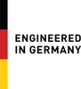 The image shows the German flag colors on the left side and the text "ENGINEERED IN GERMANY" on the right side. Produktbild-Vorschau