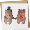 Mr. & Mrs. Panda Grußkarte Bär Heirat - Weiß - Geschenk, Produktbild-Vorschau 1