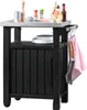 Keter Table d'appoint / Table barbecue 1 porte graphite Voir les images du produit 17