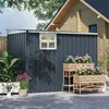 Abri de jardin Outsunny en métal, 2,7 m², 128 x 231 x 181 Voir les images du produit 13