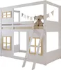 Sweiko Lit superposé, Lit d'enfant, Avec belle fenêtre, Voir les images du produit 10