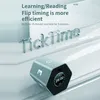 A hexagonal timer device is shown in a studio-like setting with the word 'Ticktime' rendered in 3D letters. Podgląd zdjęcia produktu