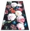 Alfombra lavable ANDRE 1629 flores vintage antideslizante - Vista previa de la imagen del producto 1