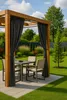 rideau extérieur 4 pcs | 155x240 rideau extérieur rouge Voir les images du produit 7