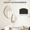 HOMCOM Sada 2 nástěnných zrcadel 70 x 46 cm, 49,5 x 31 cm, Náhled obrázku produktu 5