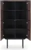 Highboard Louvre - Dunkelbraun Produktbild-Vorschau 6