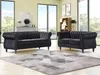 Chesterfield-Sofagarnitur - 3-Sitzer & 2-Sitzer - Samt - Produktbild-Vorschau 9
