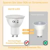 ZMH 10ER LED Leuchtmittel GU10 6W Warmweiß Abstrahlwinkel Produktbild-Vorschau 3