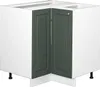 Eckunterschrank Vicco Fame-Line Grün-Gold Landhaus 80.5 cm Produktbild-Vorschau 1