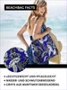 Große Strandtasche Shopper mit Reißverschluss - Blätter und Produktbild-Vorschau 4
