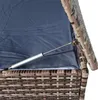 Auflagenbox Poly Rattan 870 Liter XXL Kissenbox Produktbild-Vorschau 3