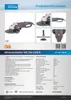 Product information sheet with multiple images of an angle grinder and its specifications. Produktbild-Vorschau