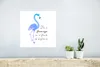 MuchoWow® Poster Flamingo - Aquarell - Buchstaben - Blau Produktbild-Vorschau 5