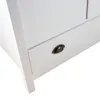vidaXL Kleiderschrank mit 2 Türen Hill Weiß 89x50x170 cm Produktbild-Vorschau 7