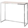 Furneo | Konsolentisch - 80 cm - Kaschmir / Chrom matt - Produktbild-Vorschau 1