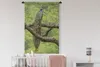 MuchoWow® Wandteppich Wandbehang Pfau - Federn - Baum Produktbild-Vorschau 2