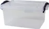 Transparente Aufbewahrungsbox mit Deckel 22L – Vielseitige Produktbild-Vorschau 3
